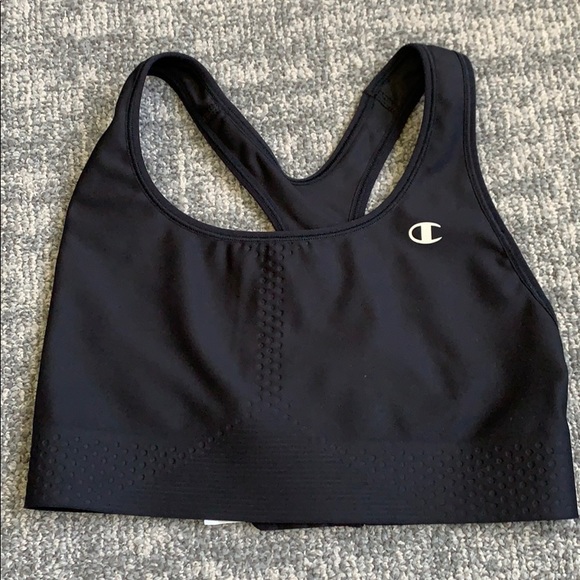 black champion sports bra